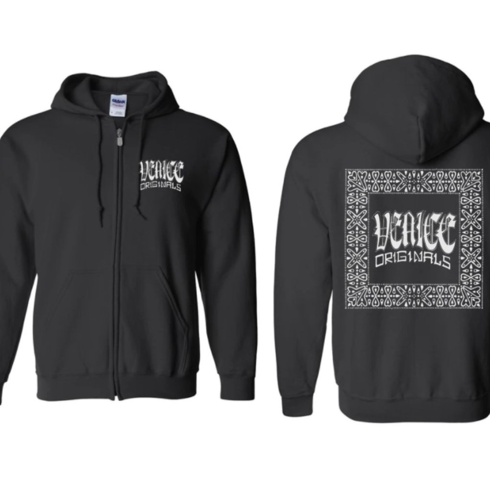 Venice Originals Skateboard Shop Black Hoodie